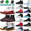 Cherry 12 Jumpman 12s Men Basketball Shoes Stealth Playoffs Royalty Preto Taxi Utility Indigo Reverse Concord Cinza Escuro Masculino Treinadores Esportes Ao Ar Livre Tênis