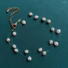 Choker Real Natural Freshwater Pearl Necklace For Women Clear String Irregular Baroque Wedding Jewelry Minimalist