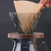 Coffee Filters Glass Diamond Coffee Pot Sharing Pot Filter Cup Set Household Hand-brewed Pour Over Glass Makers Server Dripper Grey 230324