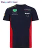 Heren T-shirts F1 team race-T-shirt polyester sneldrogend korte broek dezelfde stal kan worden aangepast 0325H23