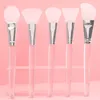 Pinceaux de maquillage 1pcs blanc clair silicone masque brosse tête douce boue du visage mélange bricolage réutilisable outil de beauté cosmétique soins de la peau harr22