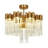 Chandeliers Luxury For Living Room In Antique Brass Modern Chandelier Dining Designer Crystal Lamp