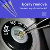 Mintiml Broken Key Disassemble Kit Set Locksmith Tools Taken The Keys Easily Out Of Lock Locking Repair Pack