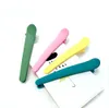 Candy Colors Duckbill Clip Ribbon Professional Frisör Salong Hairnålar Plast Diy Hair Care Hair Clamps Styling Tools 2009