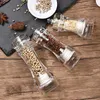 Mills Pepper Grinder-akrylsalt och pepparskakare Justerbar grovhet av Ceramic Rotor Kitchen Accessories 230324