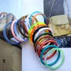 Bracelet UJBOX Gros Poignet Bijoux Cadeau 18 Couleurs Européen Américain Résine Acrylique Bracelets Bracelets Pour Les Femmes