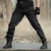 Men's Pants Pantalon militaire tactique noir pour hommes, pantalon Cargo décontracté, pantalon de travail de Camouflage, pantalon de survêtement de l'armée de Combat, pantalon Airsoft W0325