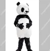 BlackWhite Panda Props Costume De Mascotte Halloween Noël Fantaisie Robe De Fête Personnage De Dessin Animé Costume Costume Carnaval Unisexe Adultes Outfit