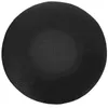 Coprisedie Sgabello Cerchio Coprisedia in cotone nero Copridivano per ufficio in tessuto rotondo