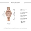 Zegarek zegarki 2023 Luksusowe kobiety Eleganckie ultra cienkie zegarek damskie biznes mozaiki kryształowy kryształowy