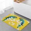 Carpets Parrot Watercolor Painting Flower Petals Kitchen Doormat Bedroom Bath Floor Carpet House Hold Door Mat Area Rugs Home Decor