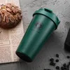 Tazze 500ML Acciaio inossidabile Thermos da caffè Bottiglia da ufficio Tazza da caffè Tazza termica Tazza isolata sottovuoto Tazza da tè Escursionismo Bicchieri portatili 230324