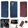 Leather Wallet Cases For Samsung A54 A34 5G A24 4G A04E F04 Sony Xperia 1V 10V 1 10 V 2023 Hand Feeling Skin Feel Vintage Retro Credit ID Card Slot Holder Flip Cover Pouch