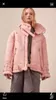 Women's Fur & Faux Arlenesain Custom Beatiful Real Shearling Women Jacket