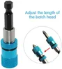 1pcs Hex Shank Screw Depth Magnetic Screwdriver Bit Holder 1/4 Inch Driver with Drill s Bar Extension Scewdriver