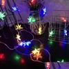 Energilagring Batterissträngar stjärnor Fairy String Light 3 M 20LED flexibel Twistable Constant Bright IP54 Waterproof for Yard Garden DHR5G