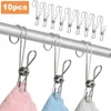 Other Bedding Supplies Home Storage Rack Laundry Chip Hooks Clothes Pegs P o Clip Stainless Steel Clothespins Towel Chips Hook Laundry Storage Holder