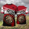 Men's T-Shirts Beer And Darts Printed Men's T-shirt Tops Personalized Short Seve Shirt O-Neck Cotton Tees Oversized Casual Cool Streetwear 0325H23