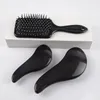 Hårborstar Black Comb Set TT Airbag Massage Stor platta Högkvalitativ antiknot Stiger Styling Tools 230325