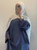 Ubranie etniczne Summer Maroko Abaya muzułmańska sukienka kobiety Indie Dubaj Arab Arab Abayas Turcja Eid Vestidos Kaftan Suknia Szata Musulman Long Dress 230325