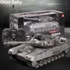 ElectricRC Car RC Tank Battle CrossCountry Tracked Control remoto Vehículo Crawler World of Tanks Kit Hobby Boy Toys para niños 230325