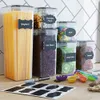 Matbesparare förvaringsbehållare 7st Set Kitchen Food Storage Box Container Set Pantry Organization Plast Canisters Organiser med lock Perfekt för spannmål 230324