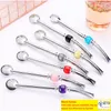 Spoon Spoon Spoon Straw Tube Bomsill Filter 304 из нержавеющей стали с чистой щеткой белой коробкой упаковка