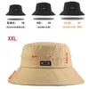 Широкие шляпы взрослой складной складной шляпы Boonie Male Big Paname Cap Lady Bucket Cap Men Big Size Hat 56-58 см 58-60 см 61-65 см P2303111111111111111111