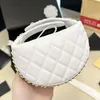 23c Hobo Clutch with Chain Pouch Wrist Bag France Luxury Brand c Quilted Leather Mini Designer Women Handle Handbag Lady Nano Evening Shoulder Bags Coin Purse