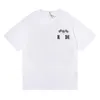 2023 디자이너 셔츠 여름 남성 티셔츠 rhudes 남성용 디자이너 탑 편지 폴로 자수 티셔츠 의류 반팔 티셔츠 대형 티셔츠