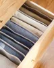 Storage Boxes Bins Closet Storage Organizers For Clothes Jeans Compartment Storage Items Bags Boxes Case Wardrobe Organizer Pants Drawer Divider P230324