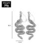 Dangle Boucles D'oreilles Enfashion Serpent Strass Designer Européen Et Américain Créativité Exagérée Boucle D'oreille Accessoires Pour Femmes Bijoux