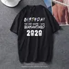 Camisetas masculinas meu aniversário aquele em que eu estava em quarentena 2023 unissex tie tye fashion size shirt tops camisetas