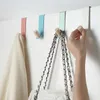 Wood Hook Behind-door Key Clothes Coat Bag Hanger Holder Hook Cabinet Door Hanging Organizer Hook Punching-free Wall Decor Hook