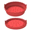 Bakeware Tools Reusable Evenly Heated Air Fryer Silicone Baking Tray For Heat Food Plates Oven Accessories Toasters