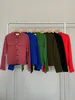 Kobiety dla kobiet Klasyczne 100 wełniane sweter z dzianinowym tkaniną na dzianinę kardigan dla kobiet 230324