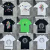 Ch Luxury TシャツメンズファッションブランドカップルTEES TEES MEN LEMISS TシャツスウェットシャツSANSKRITレター半袖ホースシューTシャツクラシックユニセックスTシャツT2QR