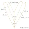 Nose Rings Studs Simple Summer Sexy Body Bikini Chest Chain Harness Jewelry Charm Necklaces For Women Fashion Gift 230325