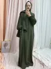 Ubranie etniczne z kapturem jilbab dla kobiet Nida Ramadan muzułmańska długa sukienka hiżabowa khimar modlitwa odzież islamski Dubai Turkish Modest Abayas 230325