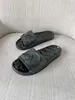 Sandals Summer Clear PVC Jelly Sandals for Women, Crystal Platform Flip Flops, Retro Flat Slides, Luxury Designer Beach Shoes