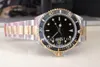 Vintage Watch Men voor heren BP kijkt naar Asia 2813 Movement Champagne Blue Black Mechanical BPF Antieke legering Bezel