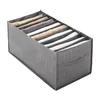 Boîtes de rangement bacs 7/9 grilles lavable garde-robe vêtements organisateur jean compartiment boîte de rangement P230324