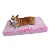 Perreras Plumas Cama de perro de peluche larga Cojín para mascotas Rectangar Manta de lana suave Gato Cachorro Chihuahua Sofá Mat Pad para perros pequeños y grandes Dr Dhdzy