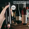 Öppnare Electric Wine Bottle Opener med folie Cutter One-Click-knappen laddningsbar automatisk rött vinkorkskruv för Party Bar Wine Lover 230324