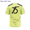 Мужские футболки F1 Team 2022 Yellow Special Edition Spect Seve Sports Fut Fut Men's Fan Polo Probing Rink Clothing 0325H23