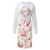 Tweede stuk jurk elegant pak voor vrouwen feestkokset silm fit lange mouw print trekstring shirred mujer robe femme 230325