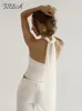Женские танки Camis fsda белый белый топ без бретелек для женщин -повязка летняя рукавочная трубка майки сексуальные без спины Cami Party Elegant 230325