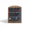 Jewelry Pouches Fashion Bamboo Wood Earrings Display Holder Leather Tray Board Jewellery Blocks