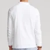 Polo's van heren van hoge kwaliteit 100% katoenen haai Yang Mens Polo Shirt Casual Sportswear Lange Mouw Polos Hommes T-shirt Male tops 230325