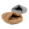 Katbedden Pet Dog House Kennel Puppy Cave slaapbed Extreem zachte mat pad Winter Warm Nest voor het hele jaar